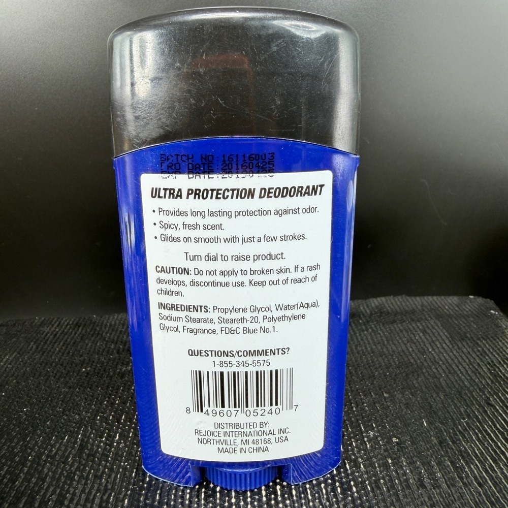 XtraCare Ultra Protection Deodorant Stick Clean Fresh Scent 2.25 Oz Blue 64g - Picture 6 of 10